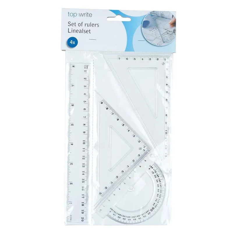 Topwrite – 4 dalių geometrijos rinkinys
