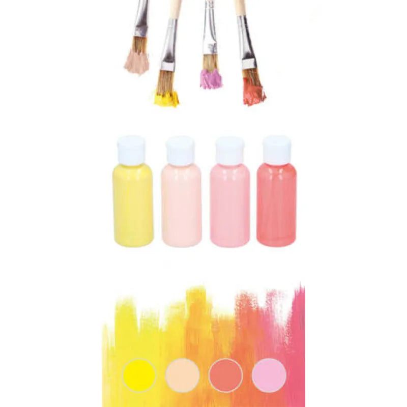 Artico – Akrilinių pastelinių dažų rinkinys, 80 ml, 4 spalvos (1 rinkinys)