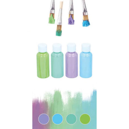 Artico – Akrilinių pastelinių dažų rinkinys, 80 ml, 4 spalvos, 2 rinkinys