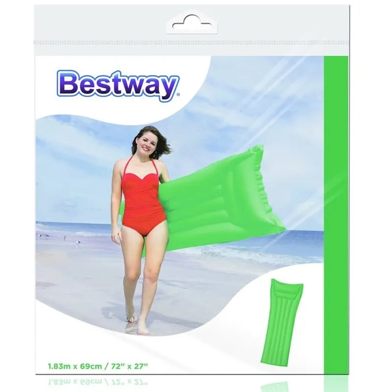 Bestway – pripučiamas paplūdimio čiužinys, 183x69 cm (žalias)