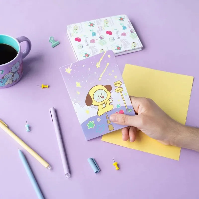 BT21 – A6 sąsiuvinių rinkinys CHIMMY (3 vnt.)
