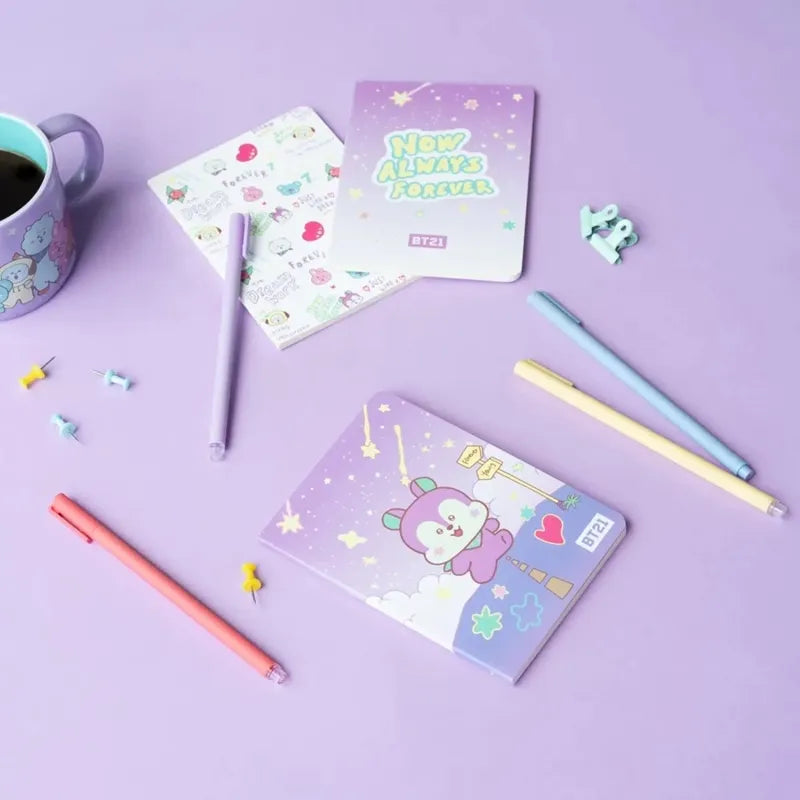 BT21 – A6 sąsiuvinių rinkinys MANG (3 vnt.)