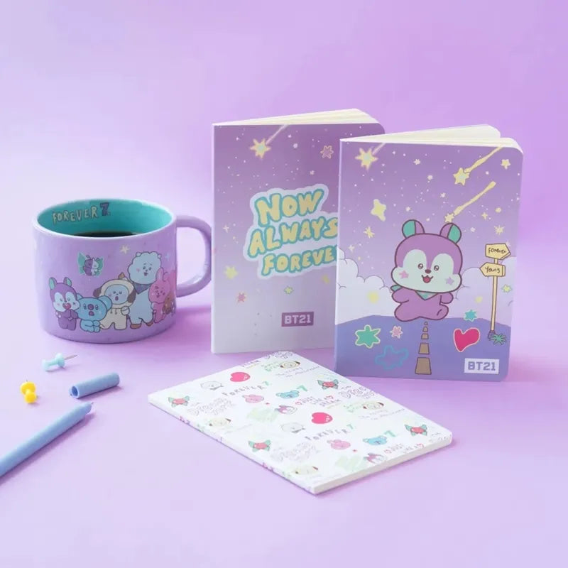 BT21 – A6 sąsiuvinių rinkinys MANG (3 vnt.)