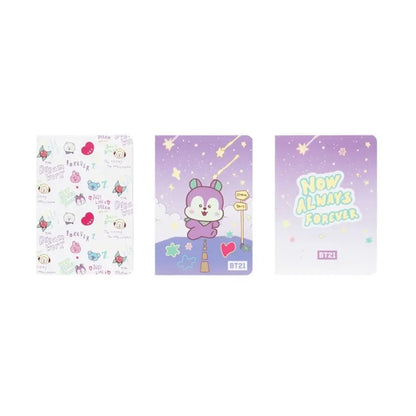 BT21 – A6 sąsiuvinių rinkinys MANG (3 vnt.)