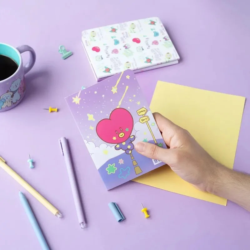 BT21 – A6 užrašų knygelių rinkinys TATA (3 vnt.)