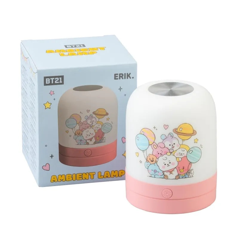 BT21 – belaidė USB-C LED naktinė lempa vaikams su reguliuojamu ryškumu