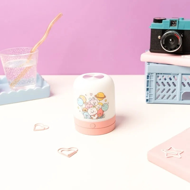 BT21 – belaidė USB-C LED naktinė lempa vaikams su reguliuojamu ryškumu