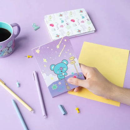 BT21 – KOYA A6 sąsiuvinių rinkinys (3 vienetai)