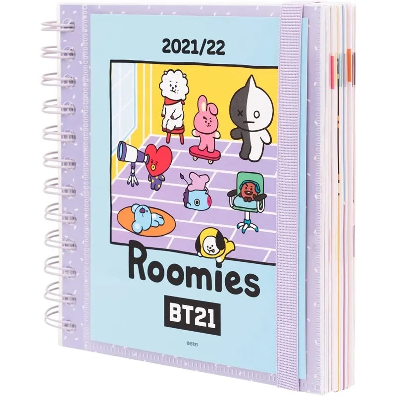 BT21 - Mokslo metų kalendorius 2021/2022 (mėlynas)