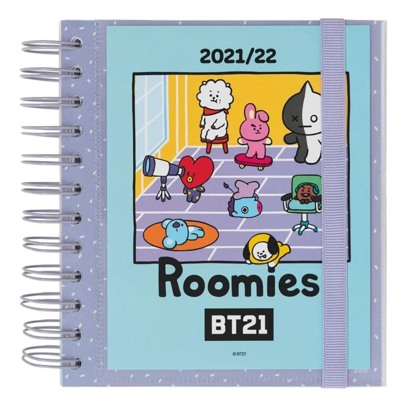 BT21 - Mokslo metų kalendorius 2021/2022 (mėlynas)