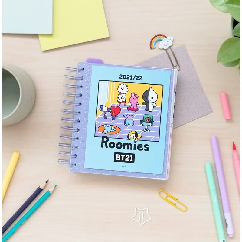 BT21 - Mokslo metų kalendorius 2021/2022 (mėlynas)