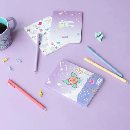 BT21 – SHOOKY A6 užrašinių rinkinys (3 vnt.)