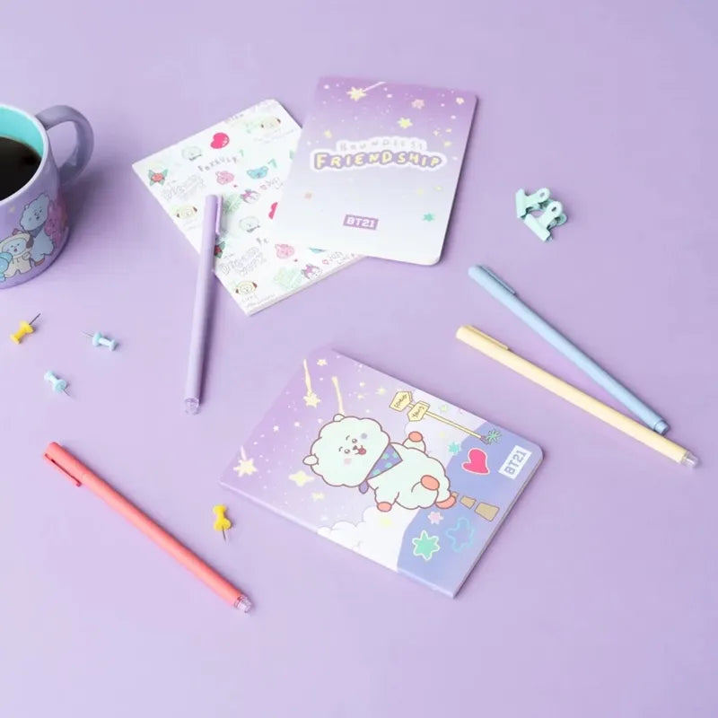 BT21 – užrašinių rinkinys RJ, A6 dydis (3 vnt.)