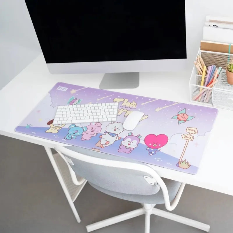 BT21 – XXL stalo kilimėlis / žaidimų kilimėlis (80 x 35 cm)