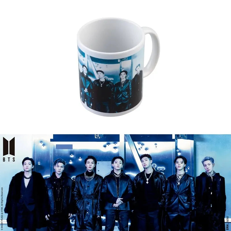 BTS – Keraminis puodelis dovanų dėžutėje, 350 ml (baltas)