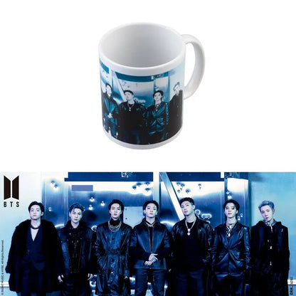 BTS – Keraminis puodelis dovanų dėžutėje, 350 ml (baltas)