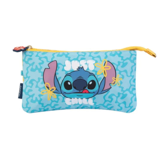 Disney Stitch – 3 skyrių penalas iš „Tropical“ kolekcijos