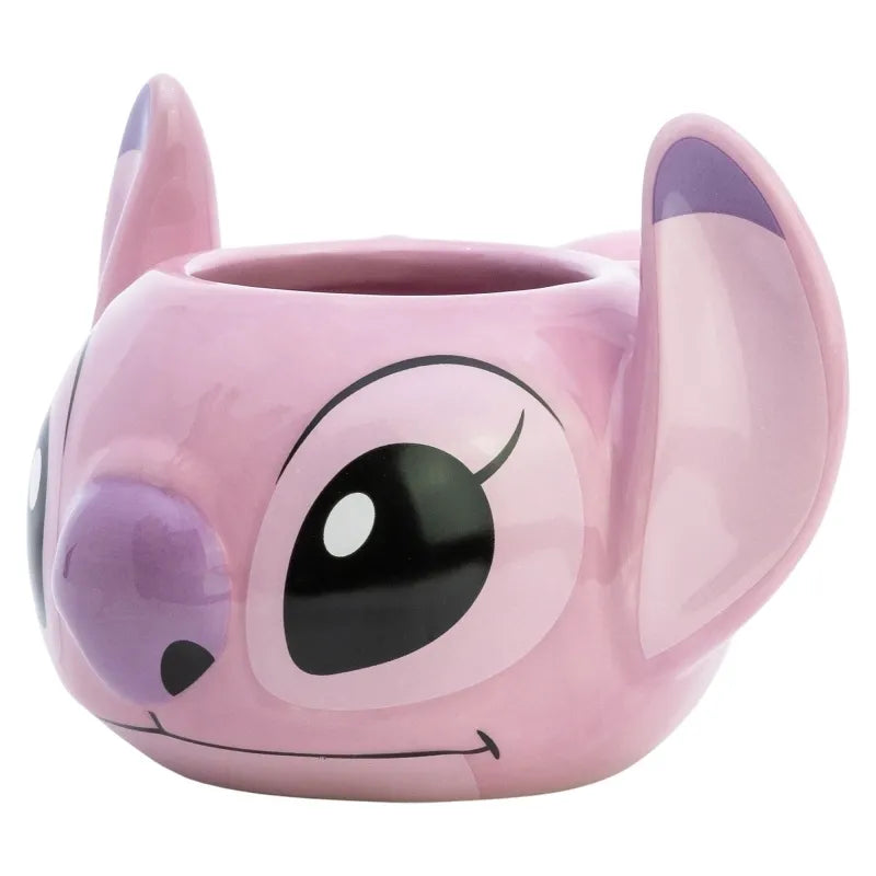 Disney Stitch – 3D keraminis puodelis dovanų dėžutėje iš „Angel“ kolekcijos, 375 ml