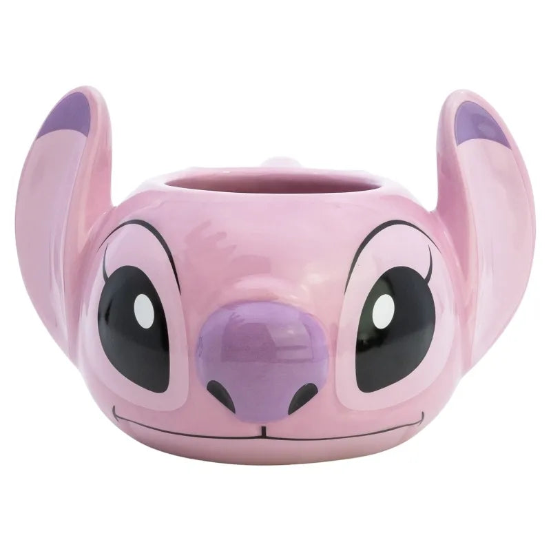 Disney Stitch – 3D keraminis puodelis dovanų dėžutėje iš „Angel“ kolekcijos, 375 ml