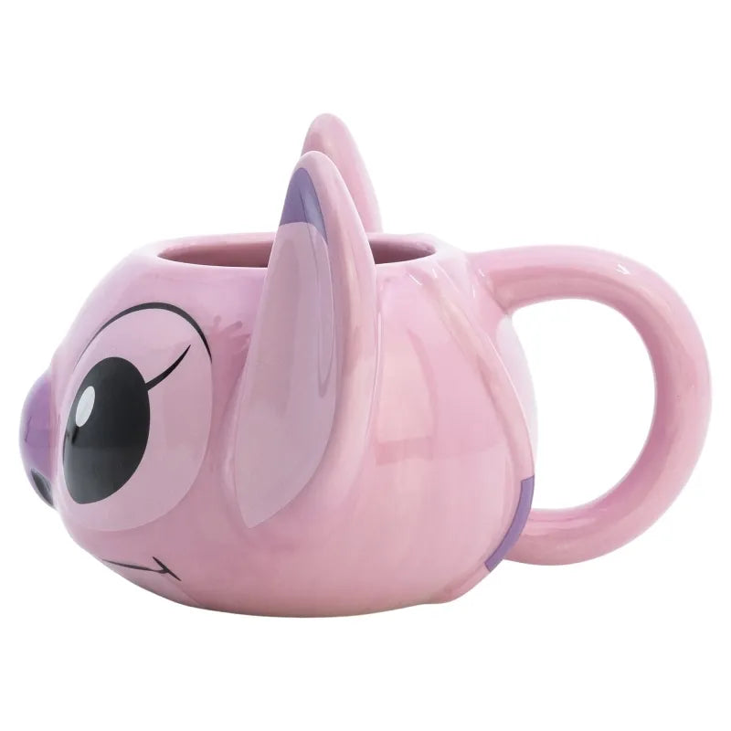 Disney Stitch – 3D keraminis puodelis dovanų dėžutėje iš „Angel“ kolekcijos, 375 ml