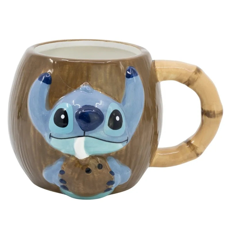 Disney Stitch – 3D keraminis puodelis dovanų dėžutėje iš „Coconut“ kolekcijos, 325 ml