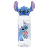 Disney Stitch – 560 ml butelis su 3D dangteliu iš „Flowers“ kolekcijos