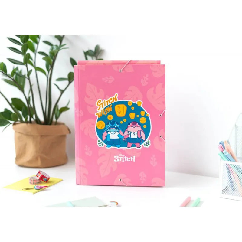 „Disney Stitch“ – A4 formato aplankas su gumele (24 x 34 cm)
