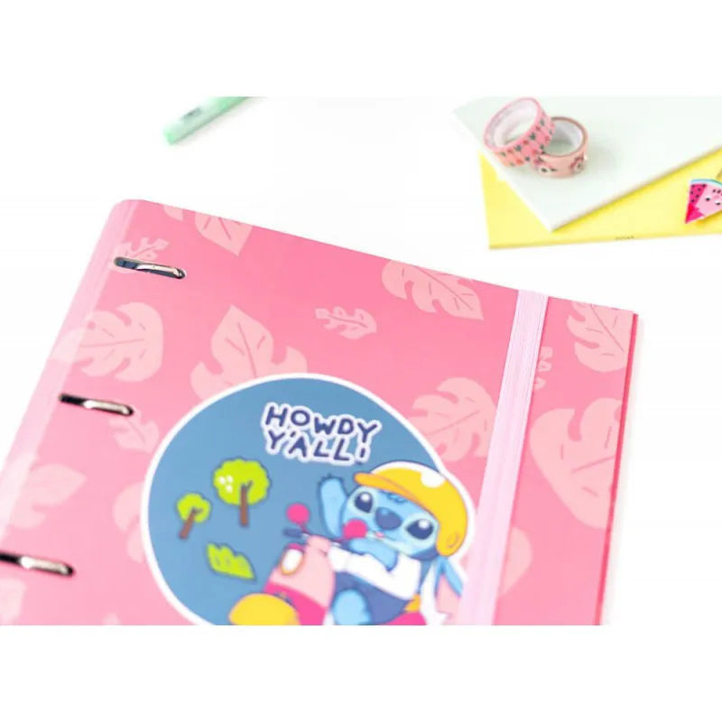 Disney Stitch – A4 segtuvas (4 žiedai, su gumele)