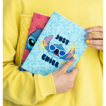 Disney Stitch – A5 sąsiuvinių rinkinys iš Tropical kolekcijos, 3 vnt.
