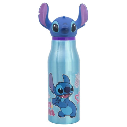 Disney Stitch – aliumininė gertuvė su 3D dangteliu, 690 ml