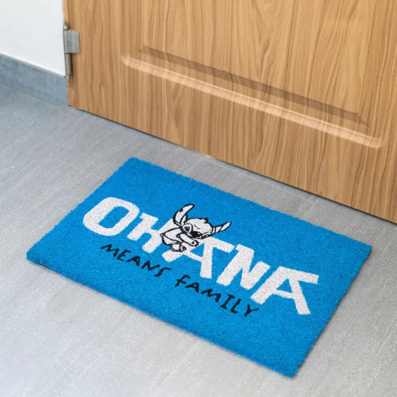 Disney Stitch – durų kilimėlis (40 x 60 cm) (mėlynas)