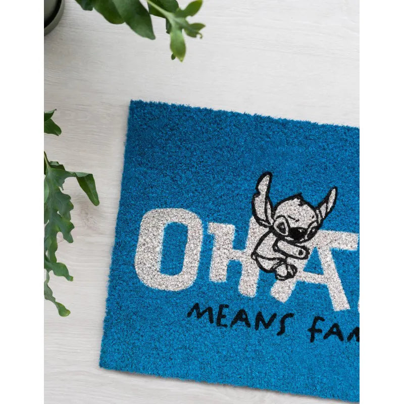 Disney Stitch – durų kilimėlis (40 x 60 cm) (mėlynas)
