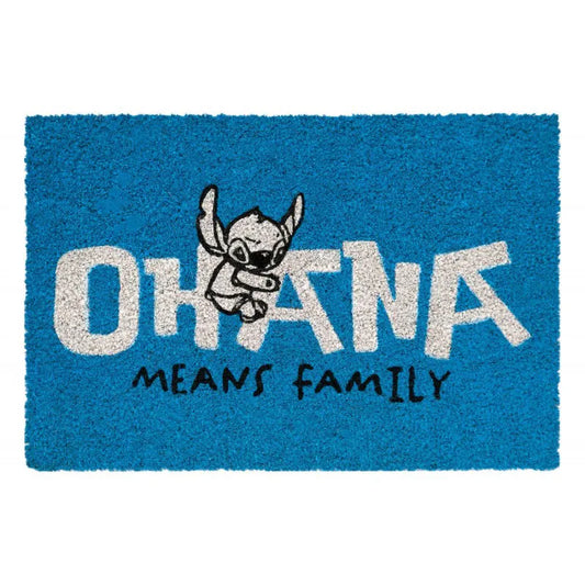 Disney Stitch – durų kilimėlis (40 x 60 cm) (mėlynas)
