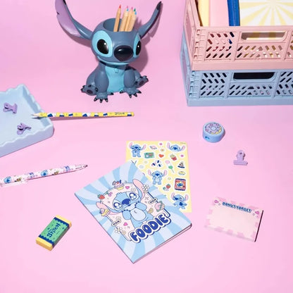 Disney Stitch – „Foodie“ kanceliarinių prekių rinkinys (8 dalys)
