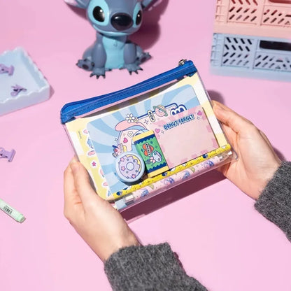 Disney Stitch – „Foodie“ kanceliarinių prekių rinkinys (8 dalys)