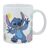 Disney Stitch – keraminis puodelis iš „Hawaiian Flower“ kolekcijos, 325 ml