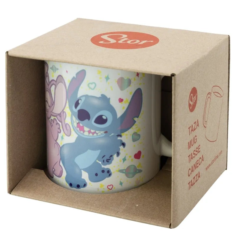 Disney Stitch – Keraminis puodelis iš „Stitch & Angel“ kolekcijos 325 ml
