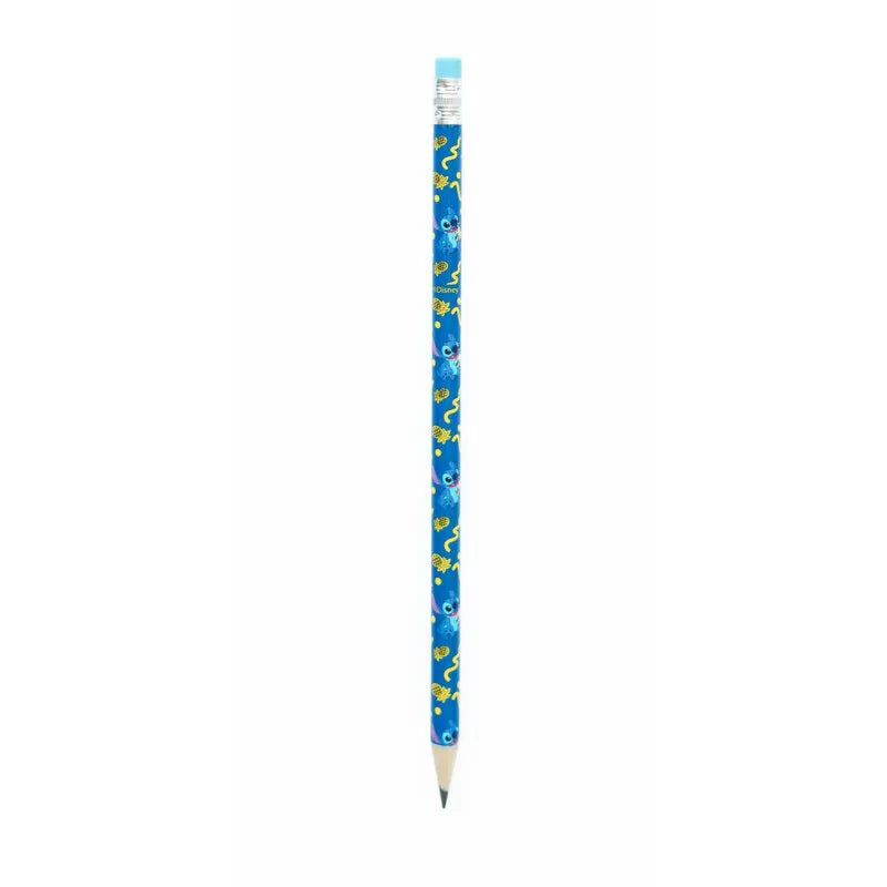 Disney Stitch – magnetinis užrašų knygelė / pirkinių sąrašas šaldytuvui su pieštuku (Tropical kolekcija, 10 x 21 cm)