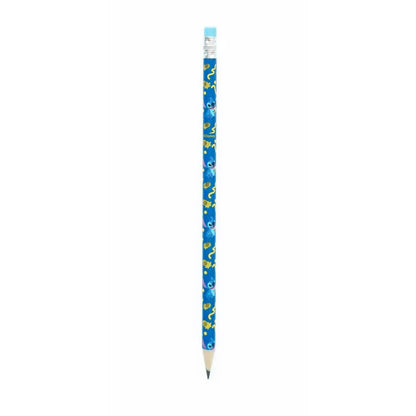 Disney Stitch – magnetinis užrašų knygelė / pirkinių sąrašas šaldytuvui su pieštuku (Tropical kolekcija, 10 x 21 cm)
