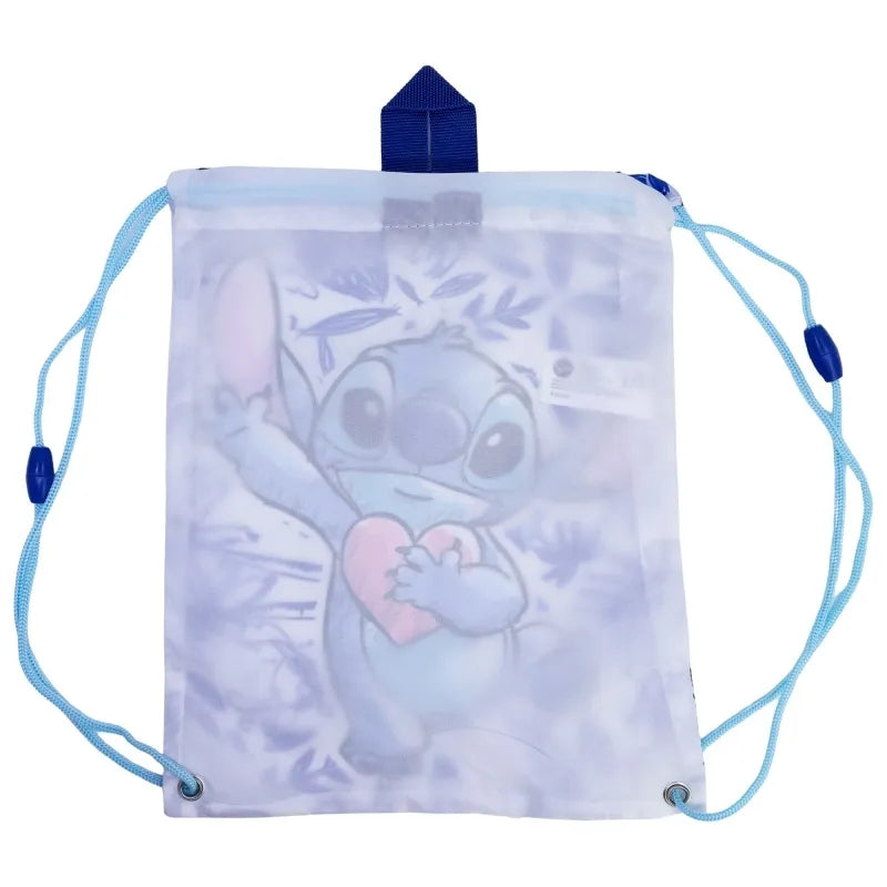Disney Stitch – maišelis batams ar kuprinė užtraukiamomis virvelėmis (30 x 25 cm)