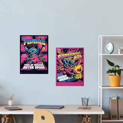 Disney Stitch – mini plakatų rinkinys (38 x 52 cm, 2 vnt.)