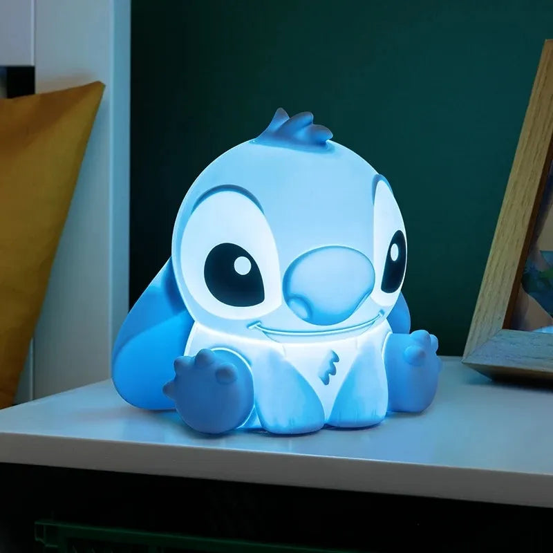 Disney Stitch – minkšta silikoninė LED naktinė lemputė vaikams su reguliuojamu ryškumu