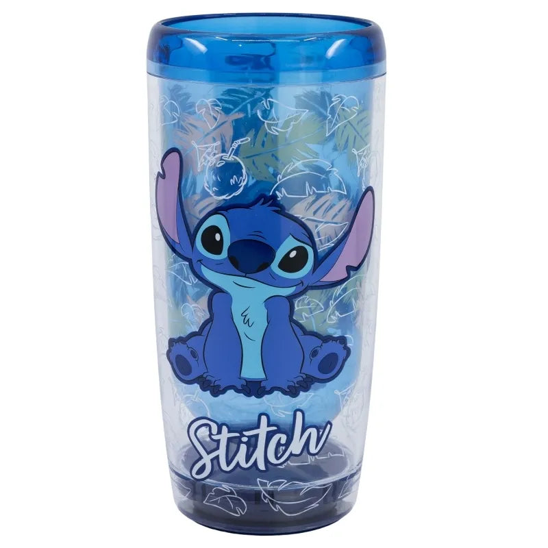 Disney Stitch - Ohana kolekcijos Smartgrip dvigubų sienelių puodelis, 625ml