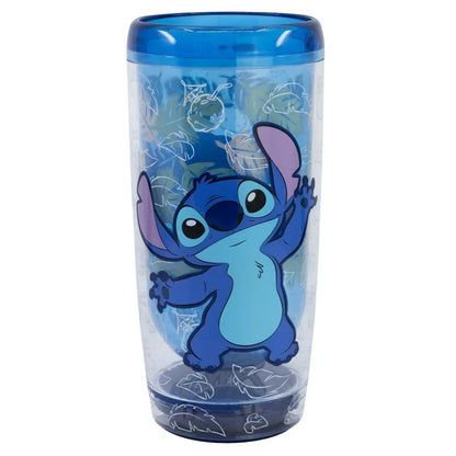 Disney Stitch - Ohana kolekcijos Smartgrip dvigubų sienelių puodelis, 625ml