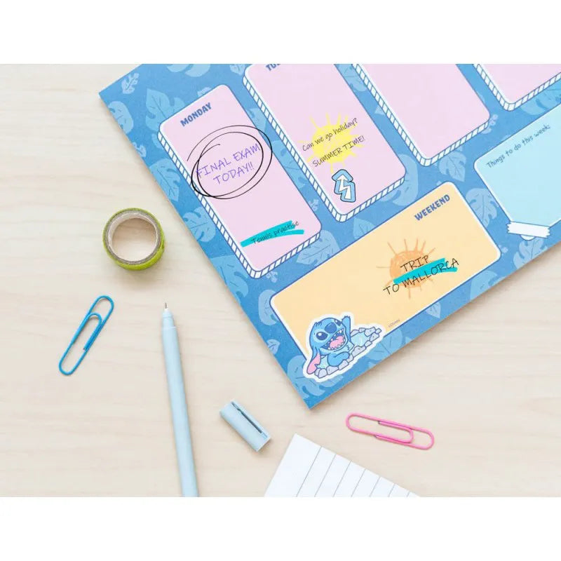 Disney Stitch – Savaitės planuoklis, 54 puslapiai, A4
