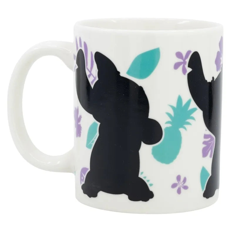 Disney Stitch – spalvą keičiantis keraminis puodelis dovanų dėžutėje iš Stitch & Angel kolekcijos, 325 ml