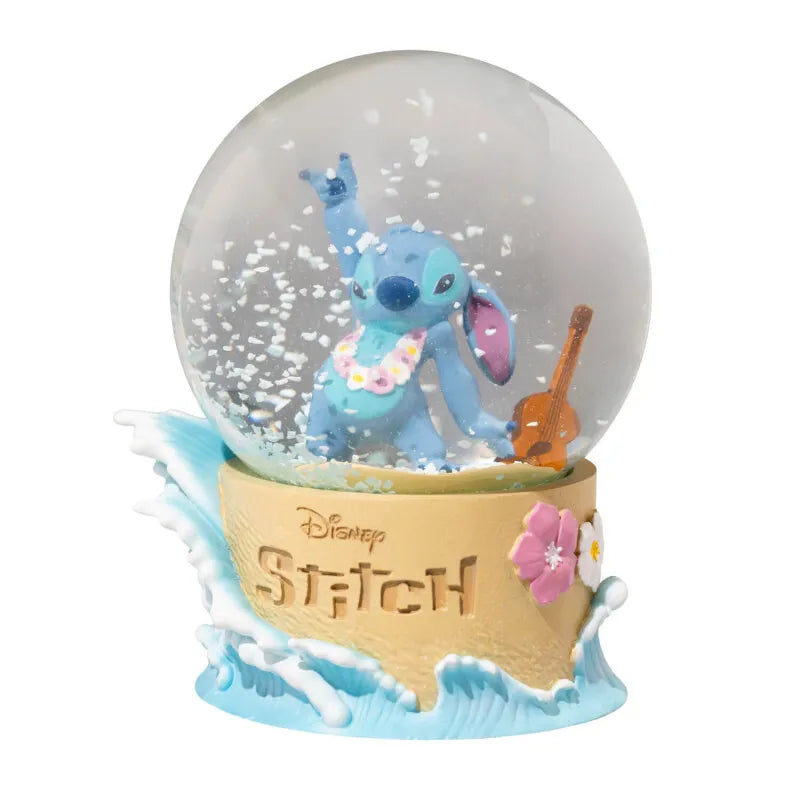 Disney Stitch – stiklinis sniego gaublys dovanų dėžutėje