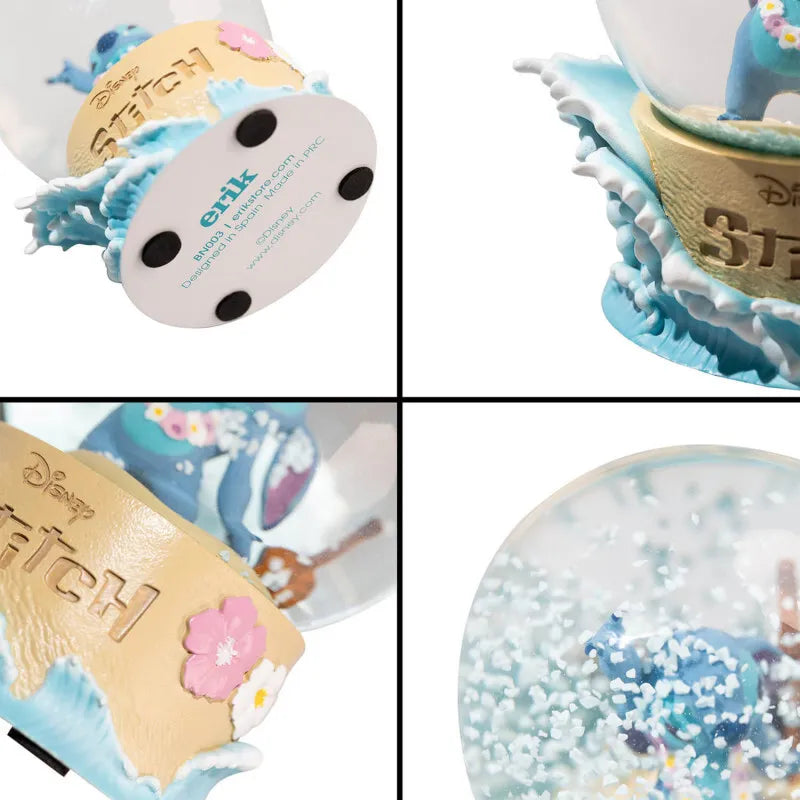 Disney Stitch – stiklinis sniego gaublys dovanų dėžutėje