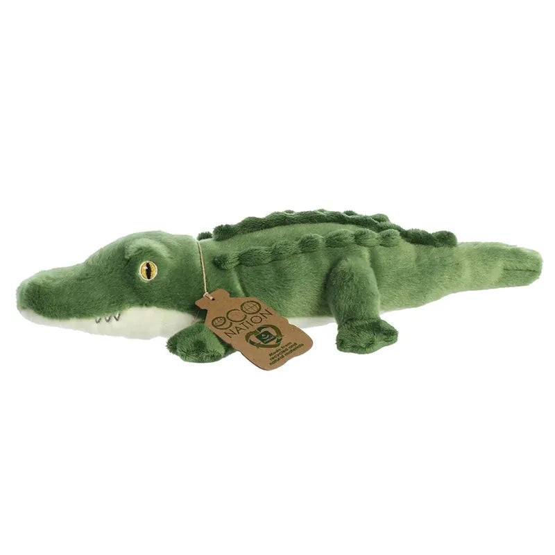 Eco Nation – Pliušinis žaislas / Krokodilas 36 cm, ekologiškas