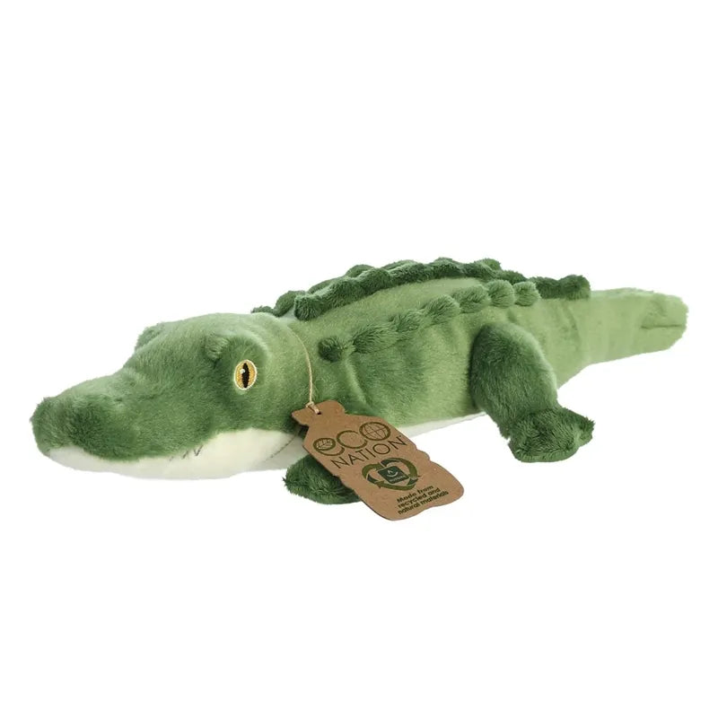 Eco Nation – Pliušinis žaislas / Krokodilas 36 cm, ekologiškas
